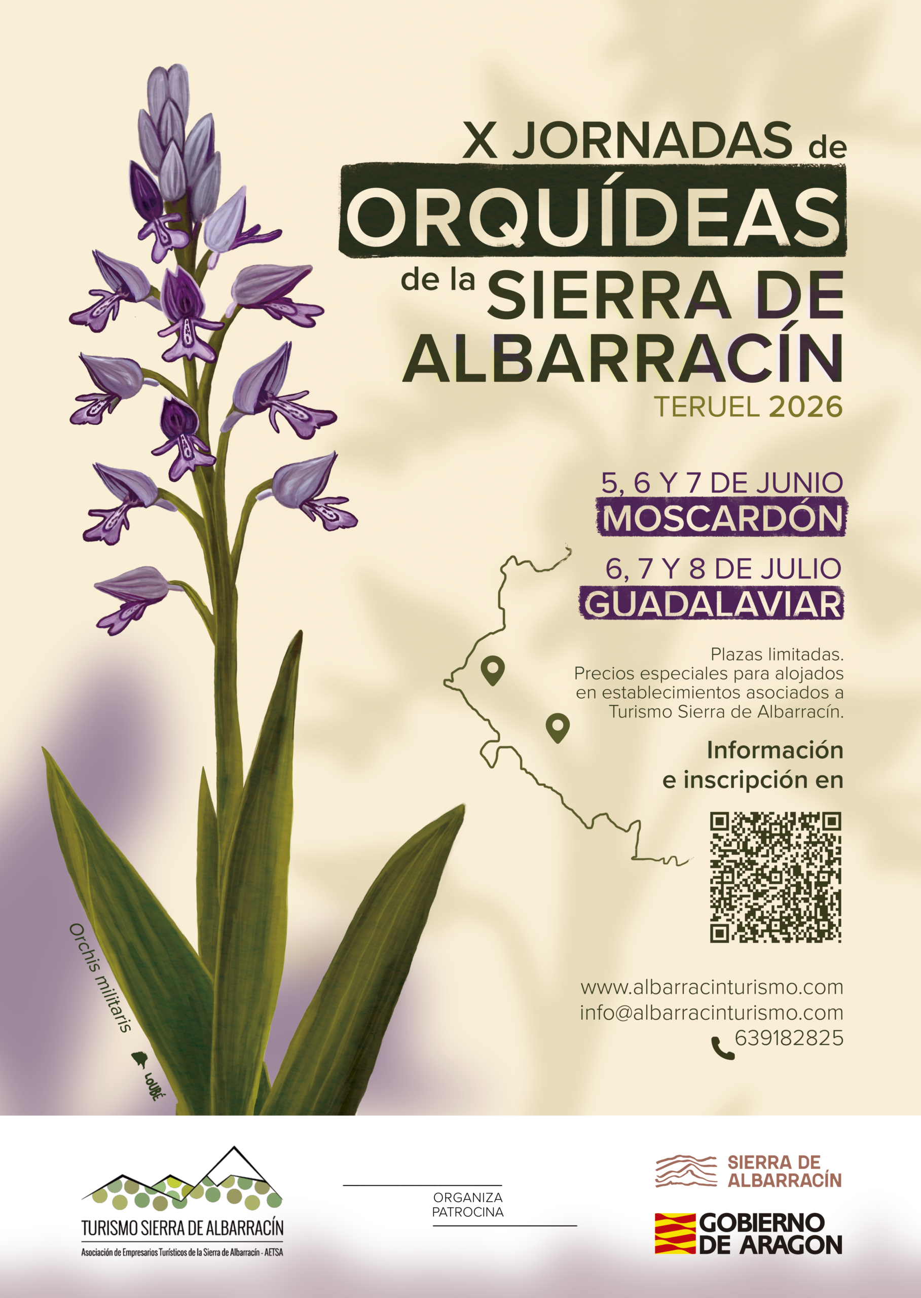 X JORNADAS DE ORQUÍDEAS DE LA SIERRA DE ALBARRACÍN – 2026