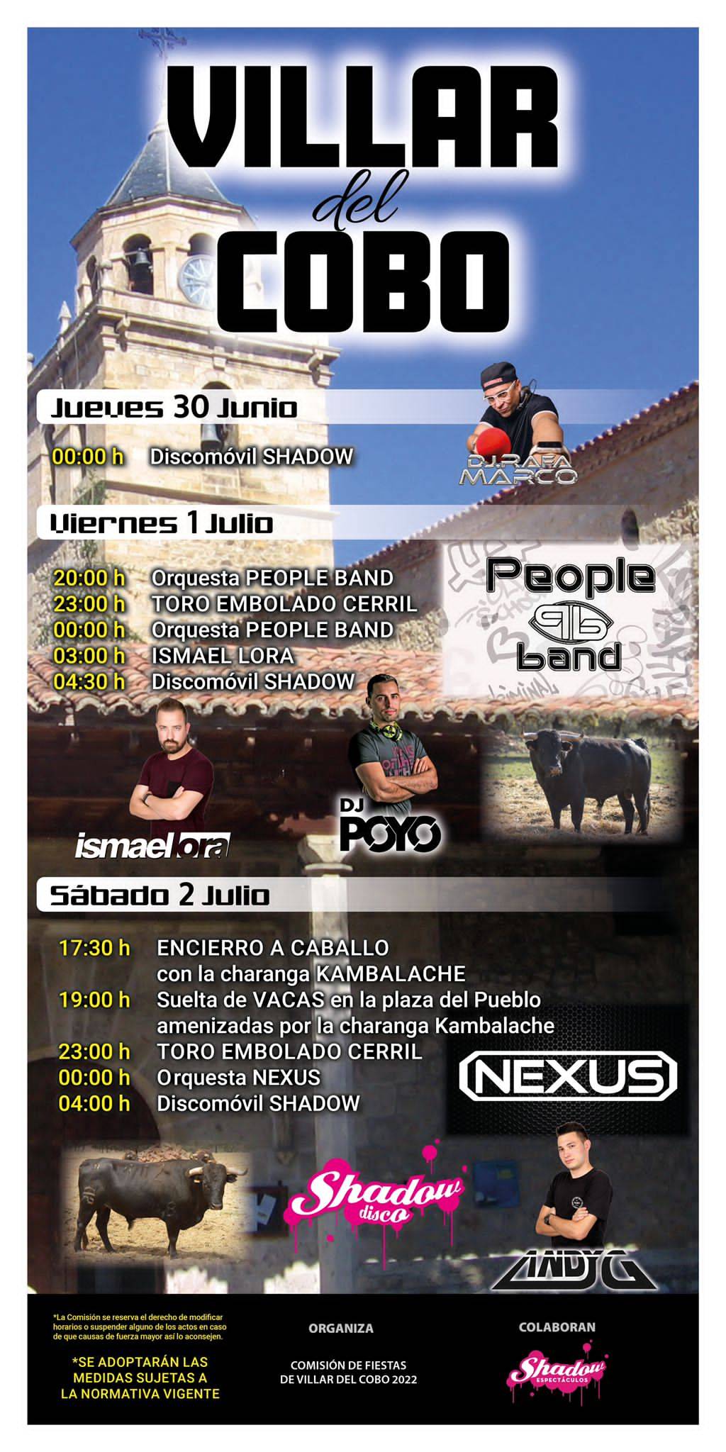 Fiestas de Villar del Cobo 2022