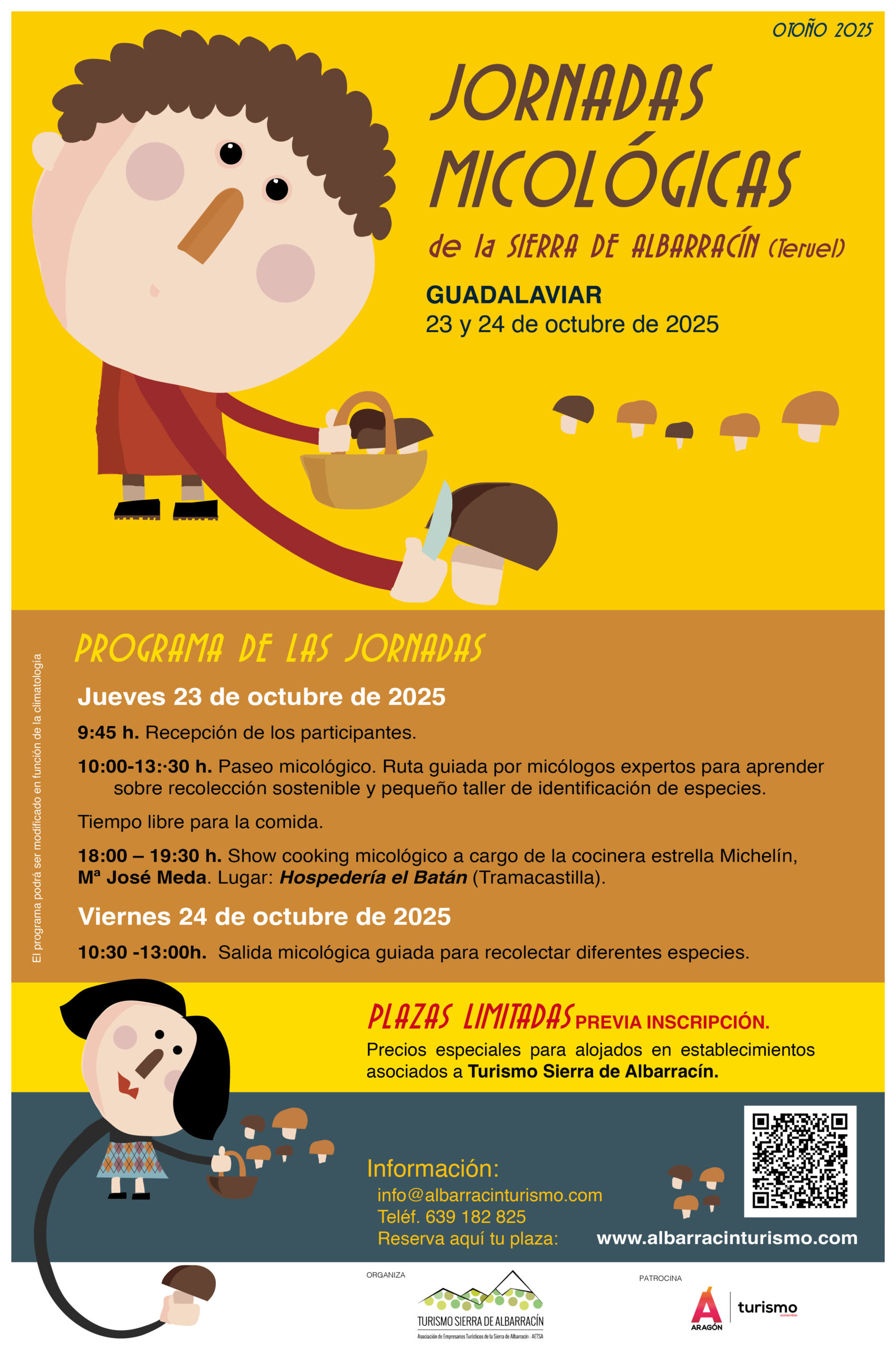 JORNADAS MICOLÓGICAS DE LA SIERRA DE ALBARRACÍN – OTOÑO 2025