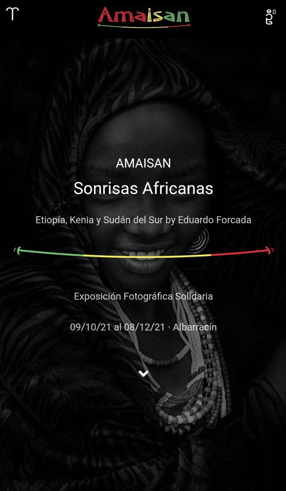 Exposición fotográfica solidaria: amisan
