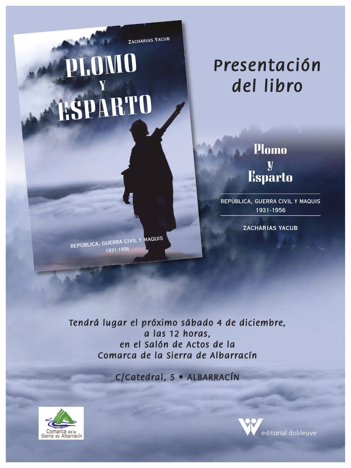 Presentación del libro: plomo y esparto