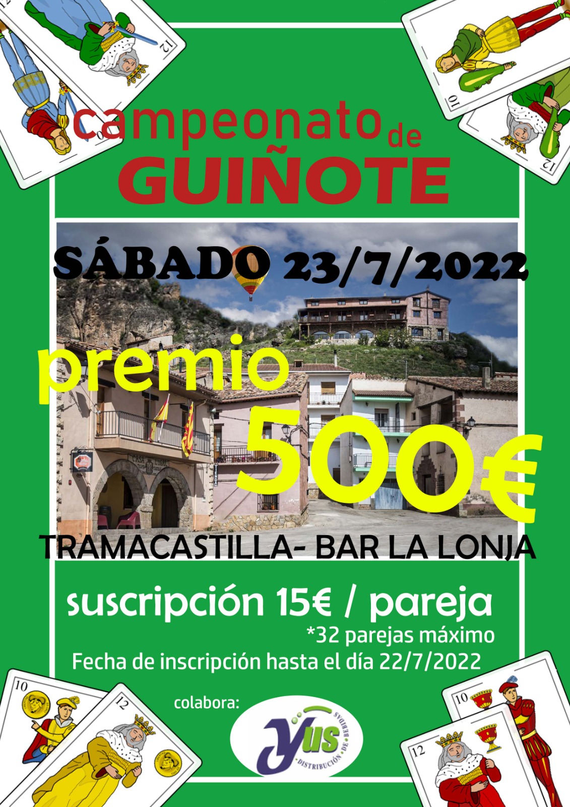 Campeonato de guiñote en Tramacastilla