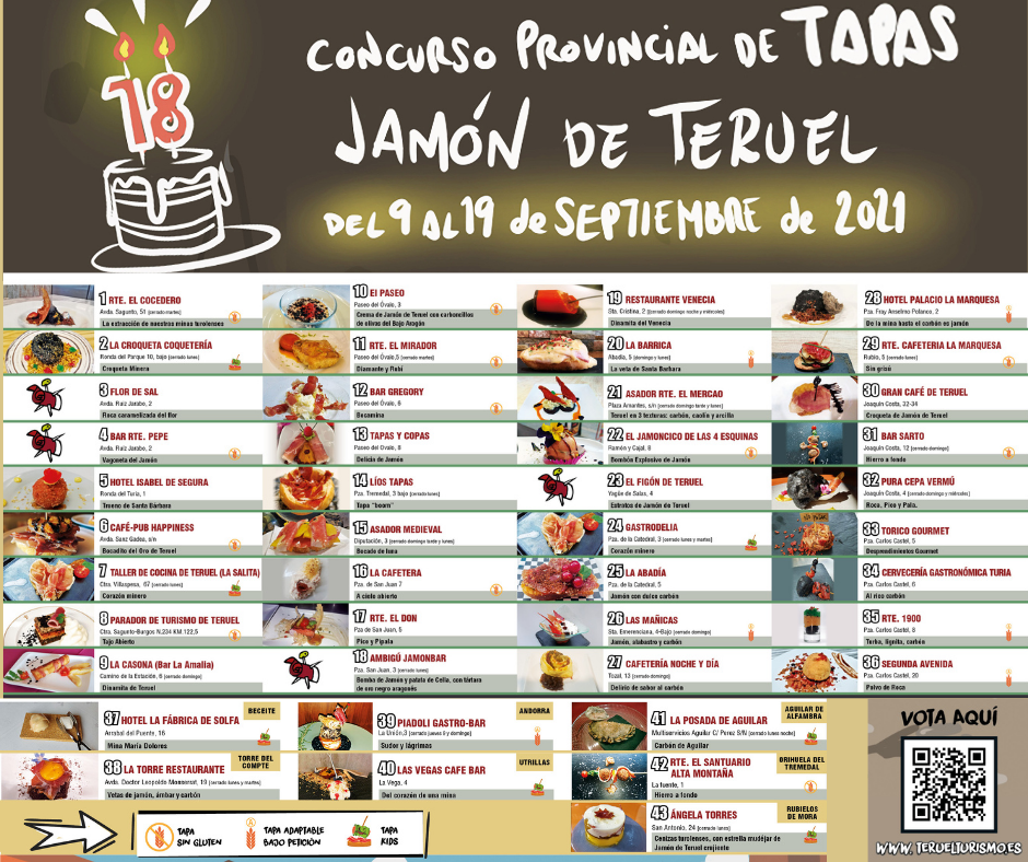 Concurso de tapas jamón de Teruel