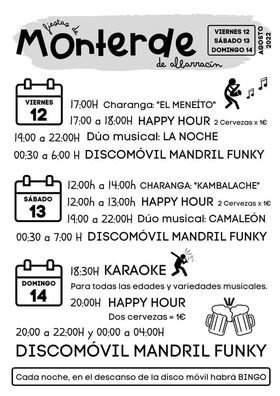 Fiestas Monterde De Albarracín 2022