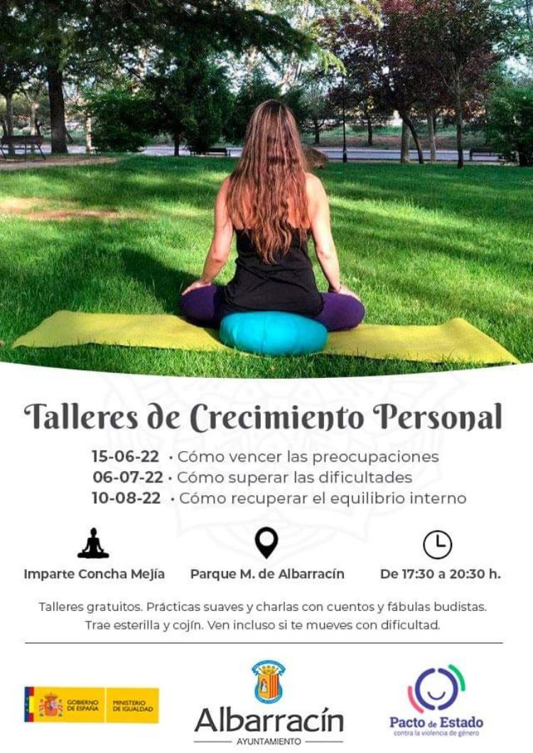 Talleres de crecimiento personal   10-08-22     “Cómo recuperar el equilibrio interno”