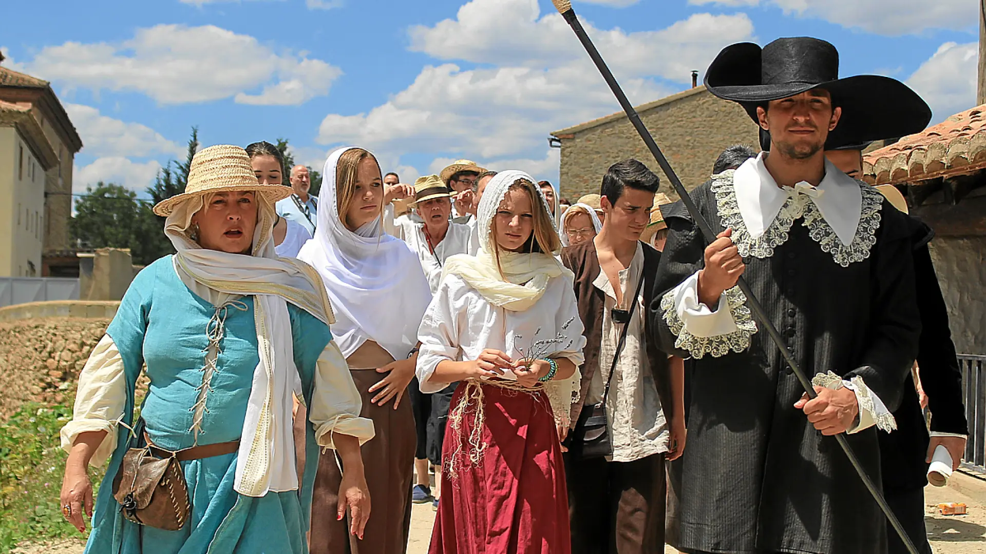 Recreación de la expulsión de los moriscos de Gea de Albarracín