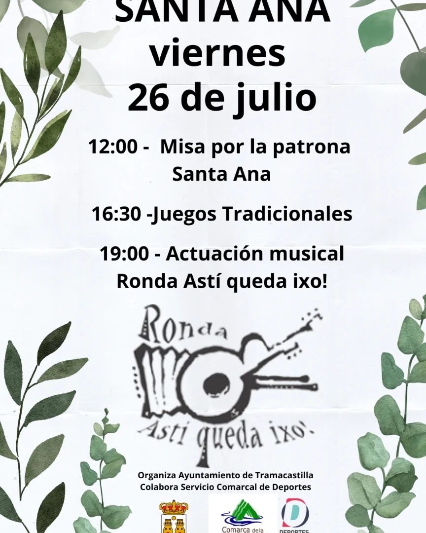 Fiestas de Santa Ana 2024-Tramacastilla