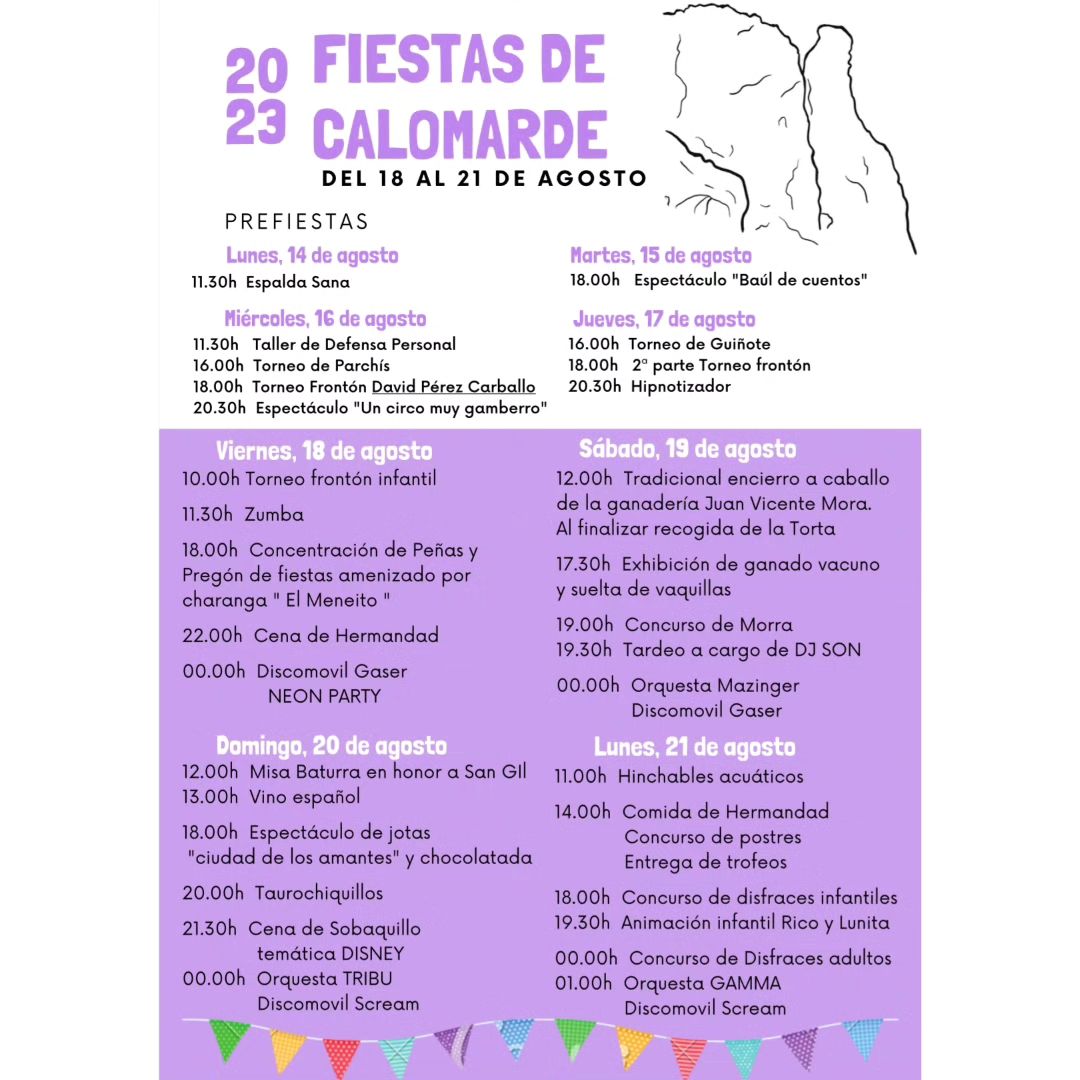 Fiestas Calomarde 2024