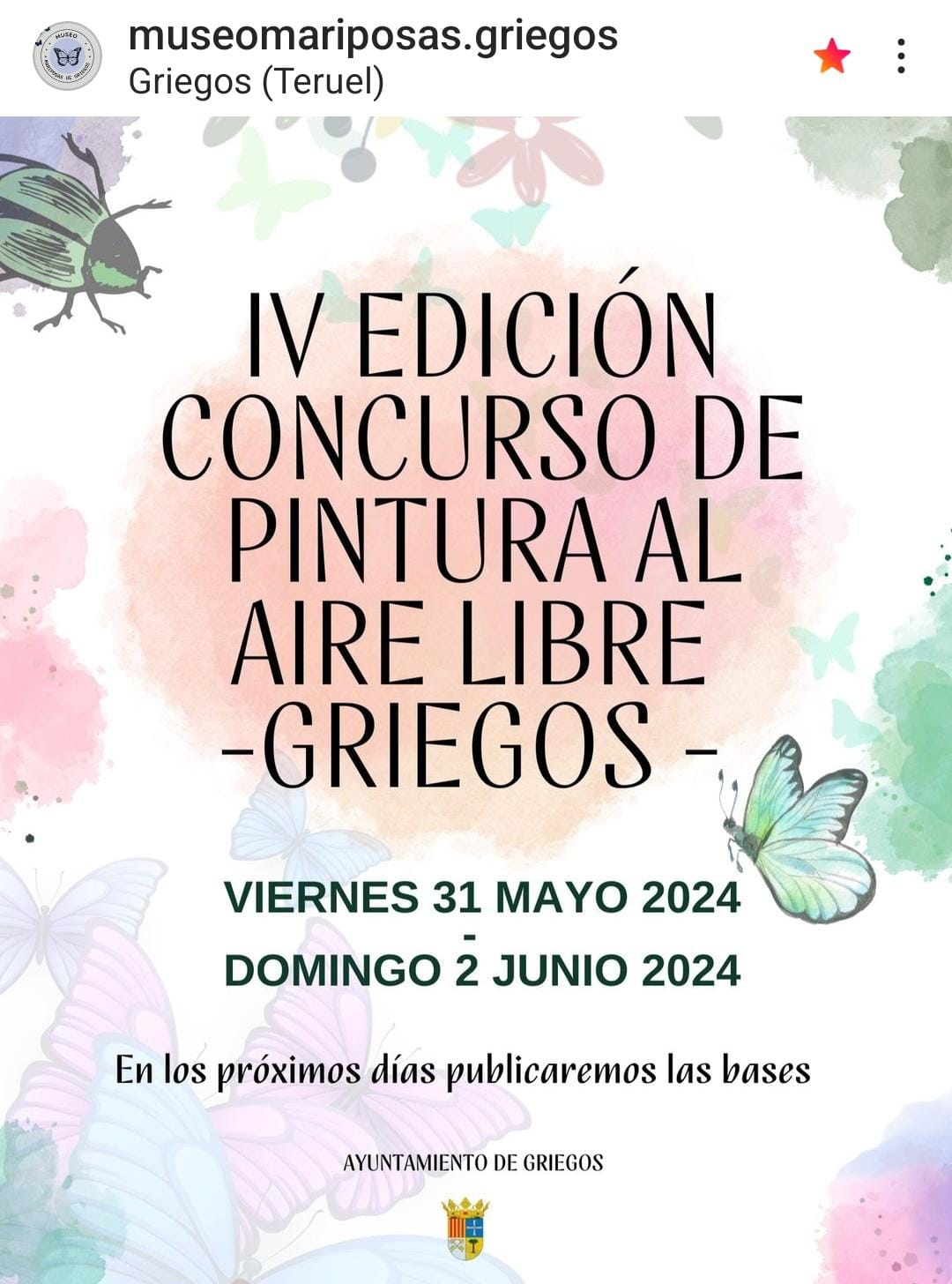 Concurso de pintura al aire libre de Griegos