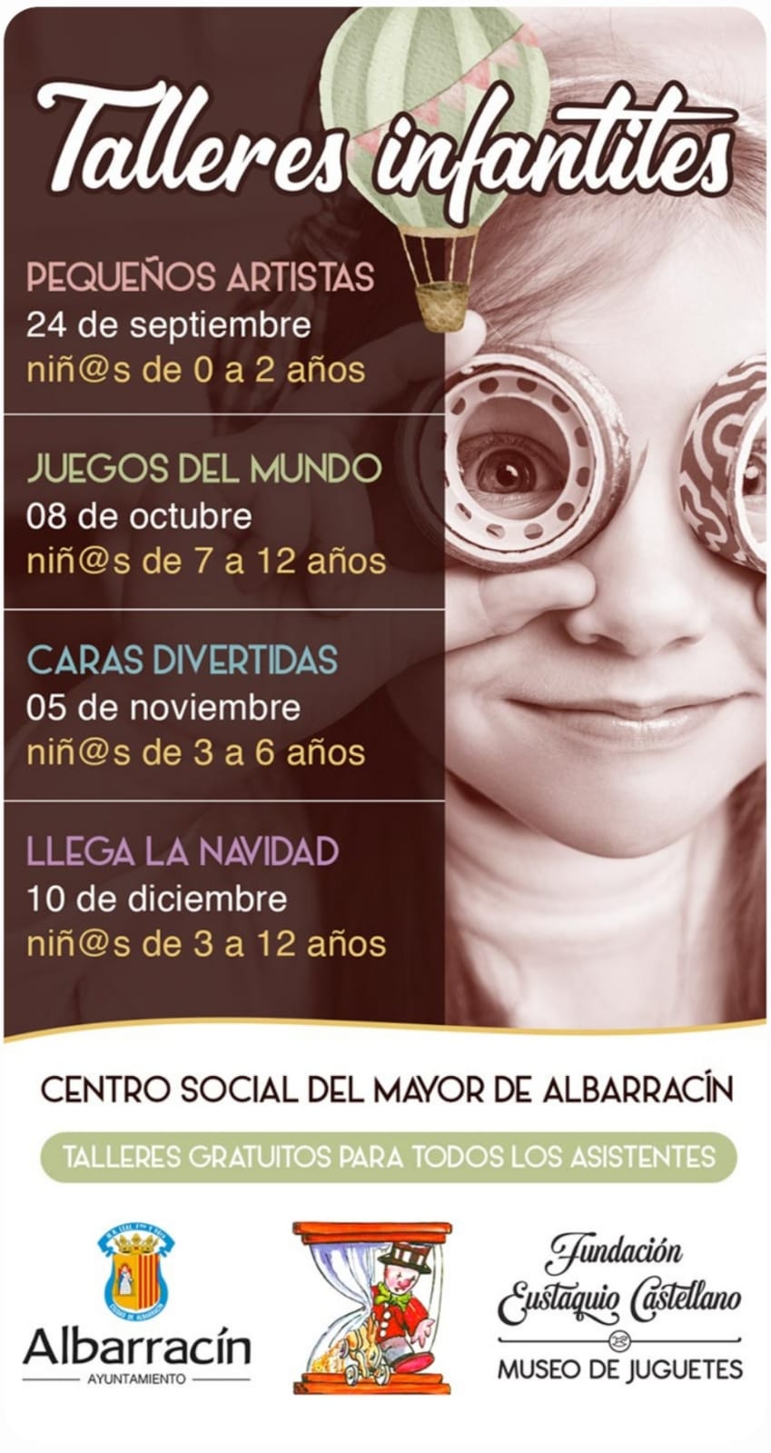 Talleres infantiles del Museo de Juguetes de Albarracín