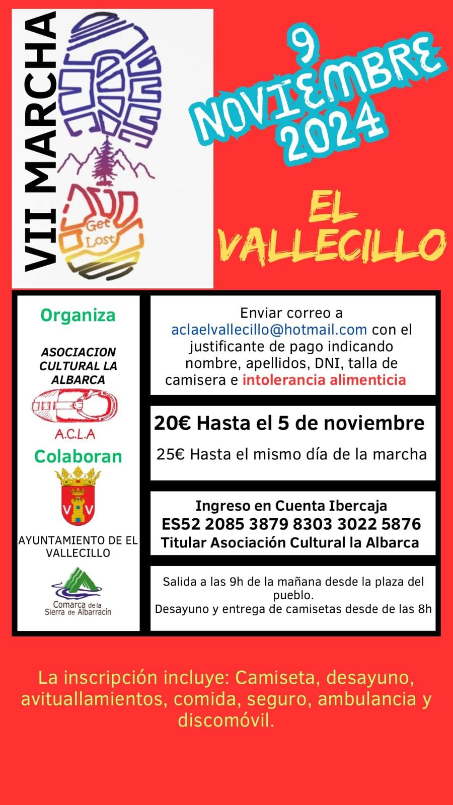 Marcha senderista El Vallecillo 2024