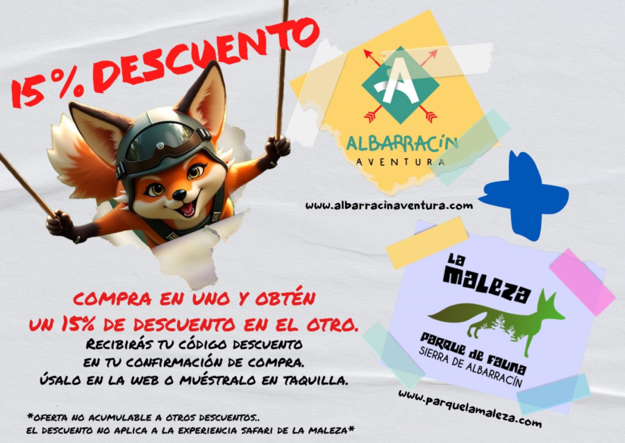 Descuento la Maleza/Albarracín Aventura