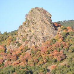 Pitón volcánico de la Peña del Castillo. Pitón volcánico de la Peña del Castillo.